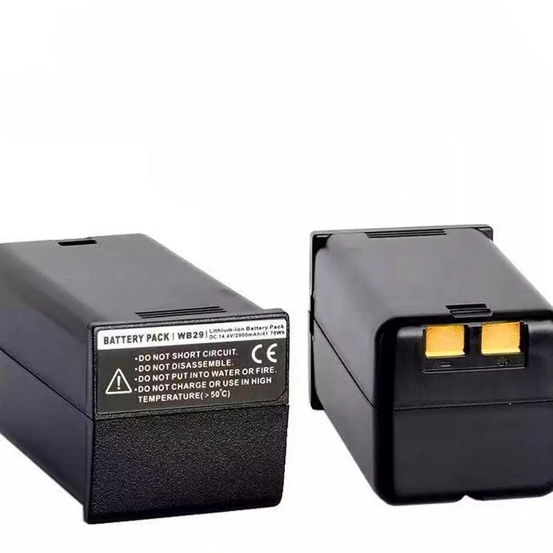 New WB29 14.4V 2900mAh Rechargeable Lithium Battery for Godox AD200 AD200 Pro AD300 Pro Flash Accessories