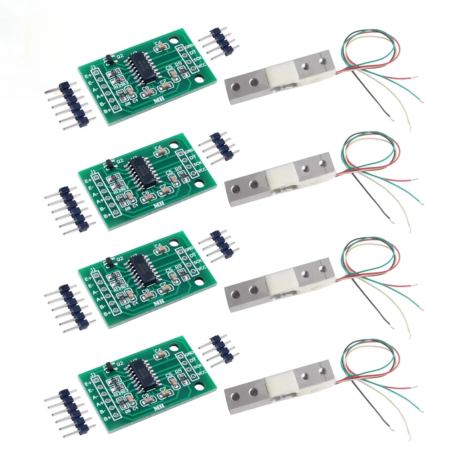 500g High-Precision Load Cell Sensor with Weighing AD Module for Herbal/Tea Scale