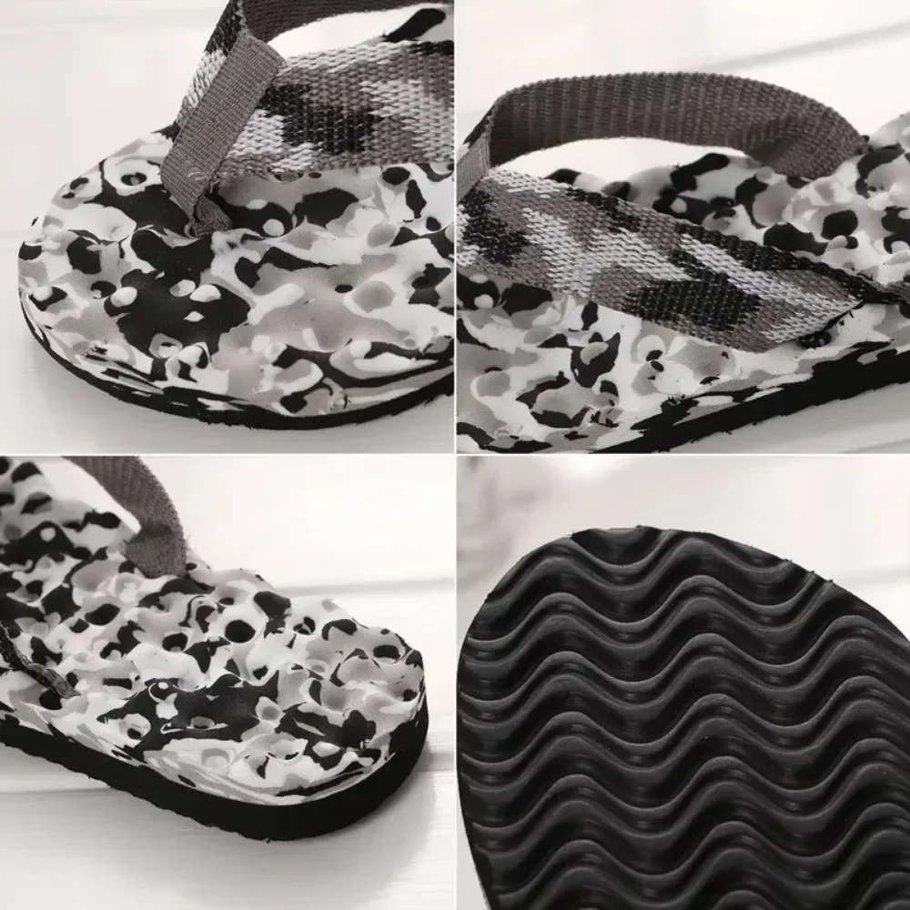 Massage Flip-Flops Summer Men Slippers Beach Sandals Comfortable Men Casual Shoes Fashion Men Flip Flops Hot Sell Footwear 2024