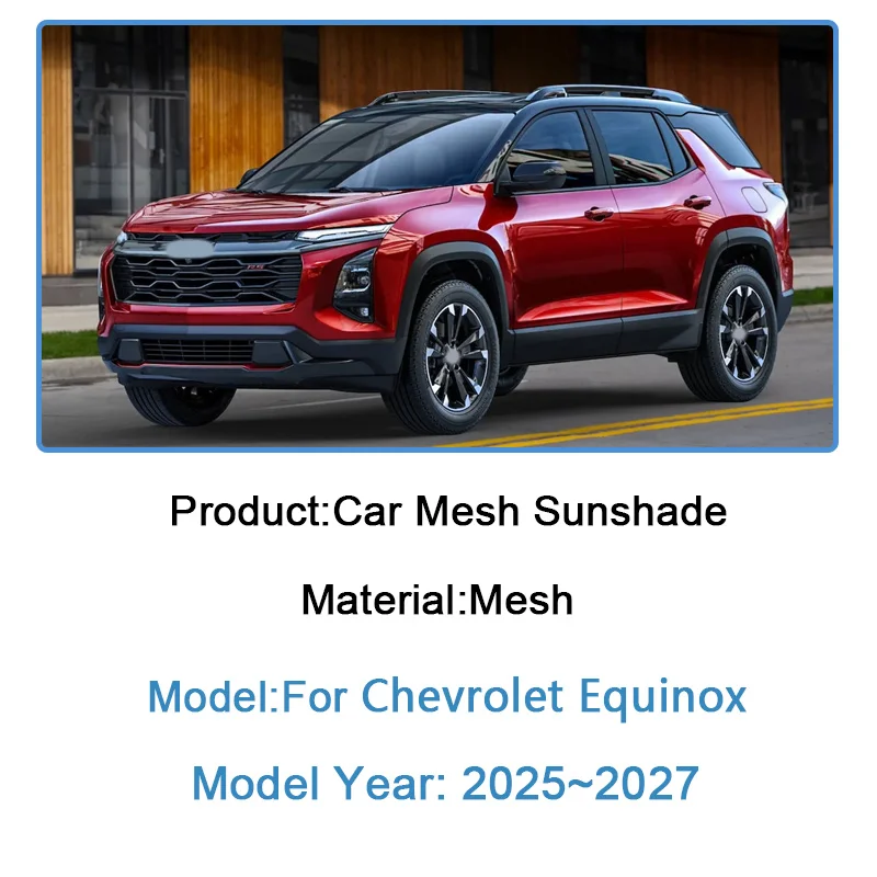 For Chevrolet Equinox 2025 2026 2027 MK4 Front And Rear Window Sun Protection Visors Mesh Sunshade Breathable Car Accessories view 2