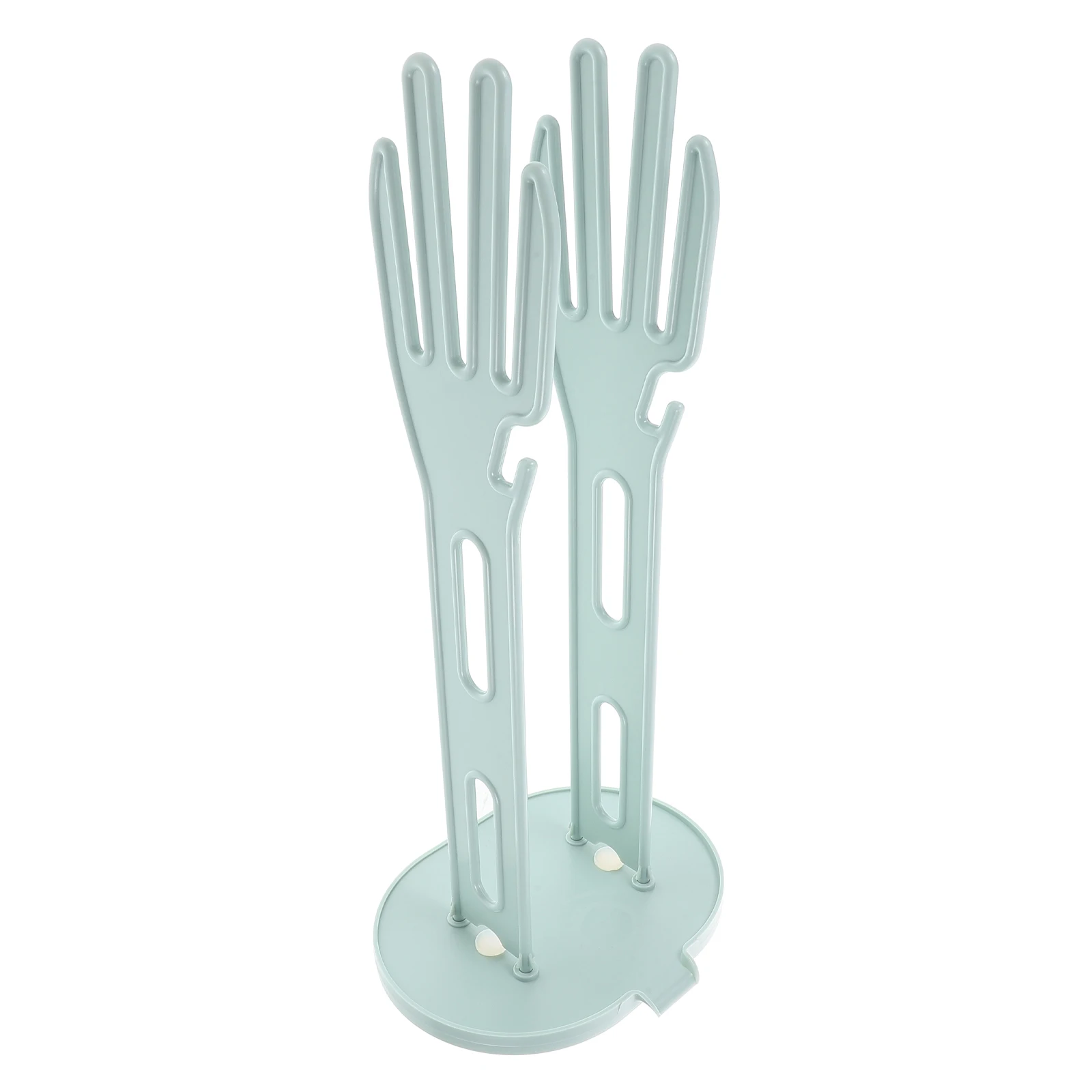 Glove Drying Rack Kitchen Sink Holder Storage Hanger Plastic Desktop Sponge Drain Rack Space Saving Stable Compact