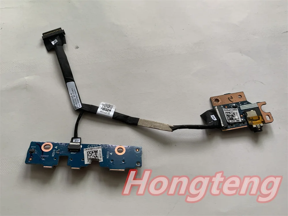 Power Button for Dell Latitude 3189 LS-E372P YMHTX ls-e371p Audio board with cable test ok