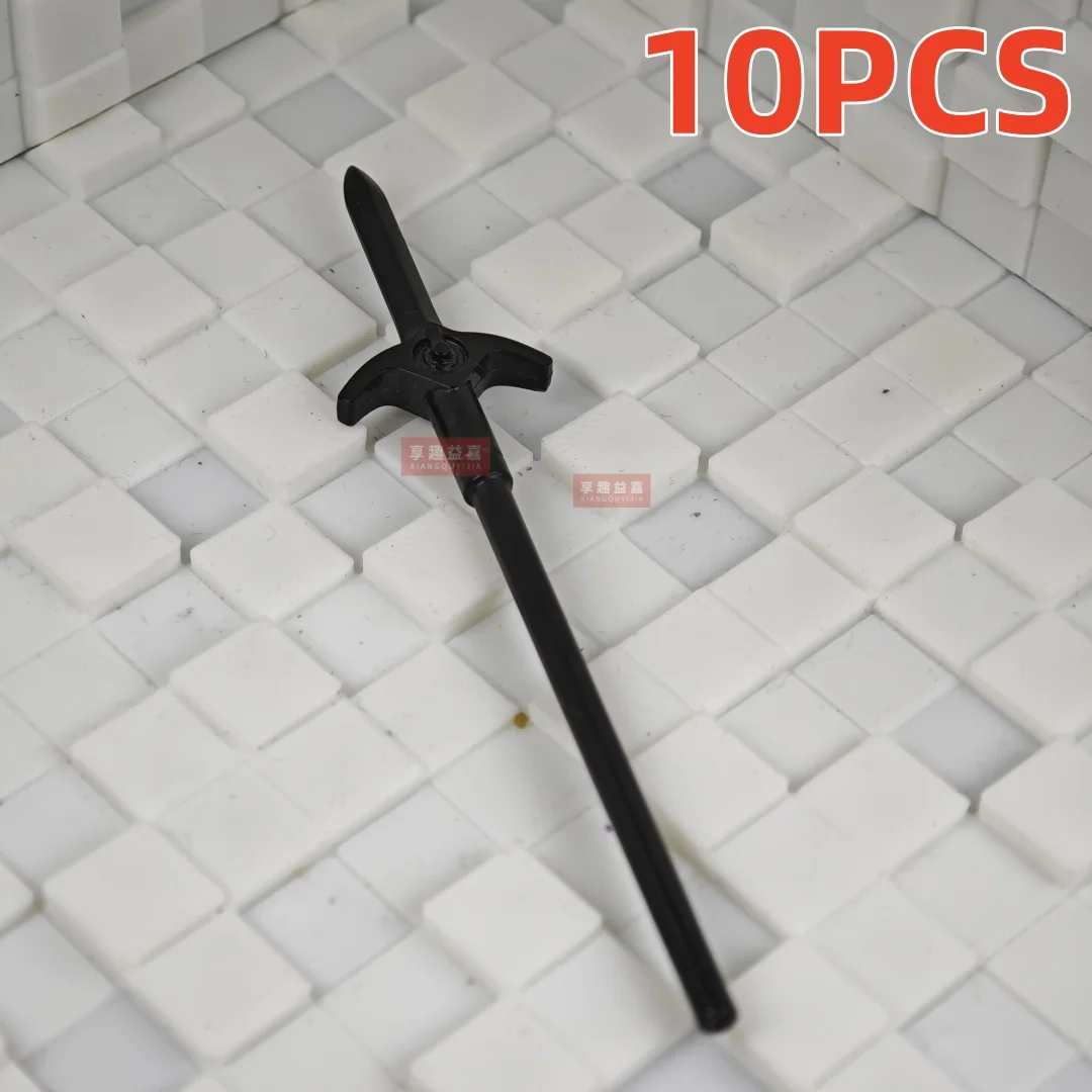 10pcs Middle Ages Armor Helmet Sword Military Parts Shield Spear Building Block figures Attachment MOC