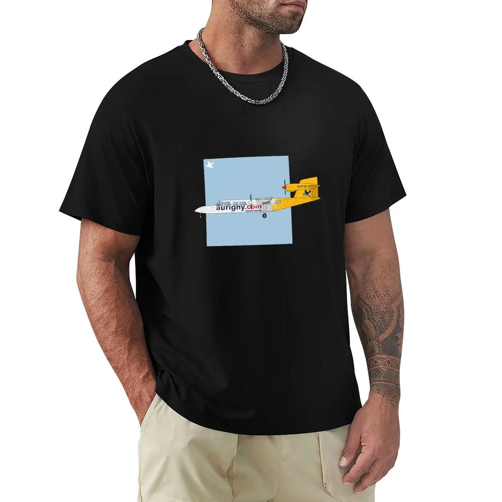 

Aurigny Britten Norman Trislander T-Shirt anime t shirts vintage men clothings