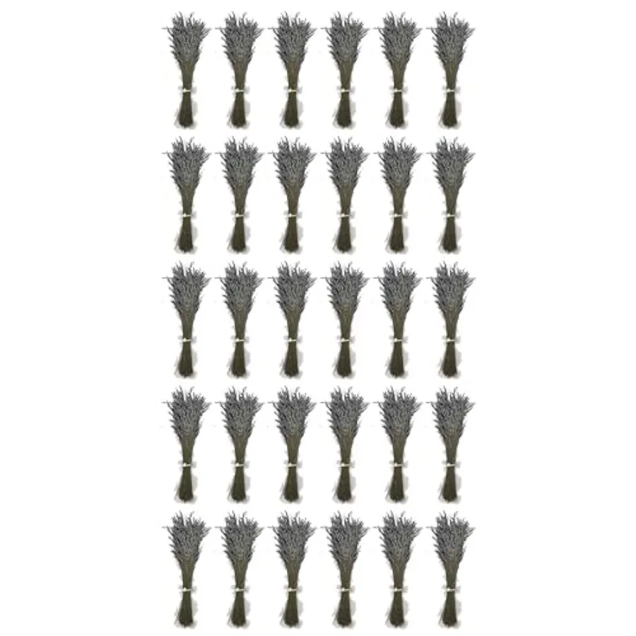 천연 건조 라벤더 꽃 다발 그로소 벌크 묶음 3000개 줄기 23인치 초장형 8파운드 가정 장식 아로마테라피에 이상적