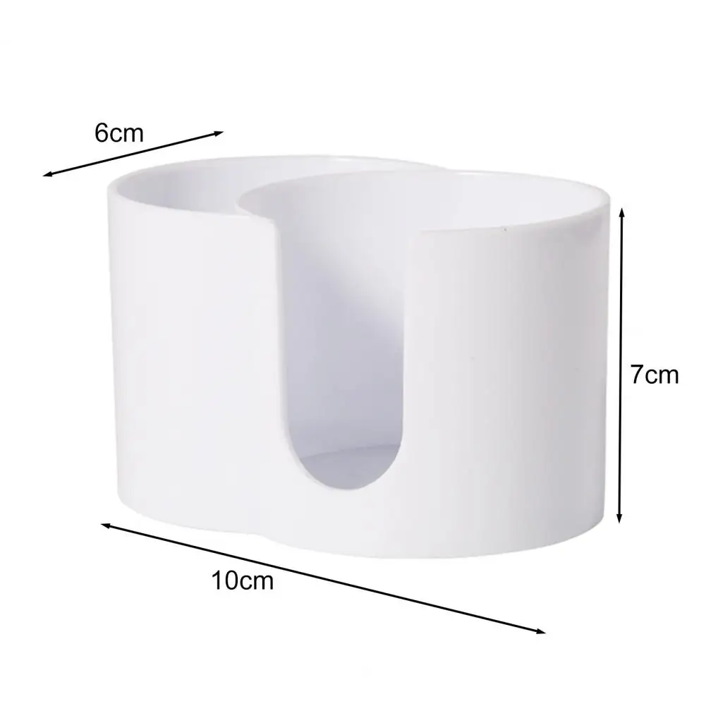 Scatola portaoggetti Dispenser compatto per filo interdentale organizzatore per contenitori in cotone per accessori per il bagno soluzione di stoccaggio della capacità