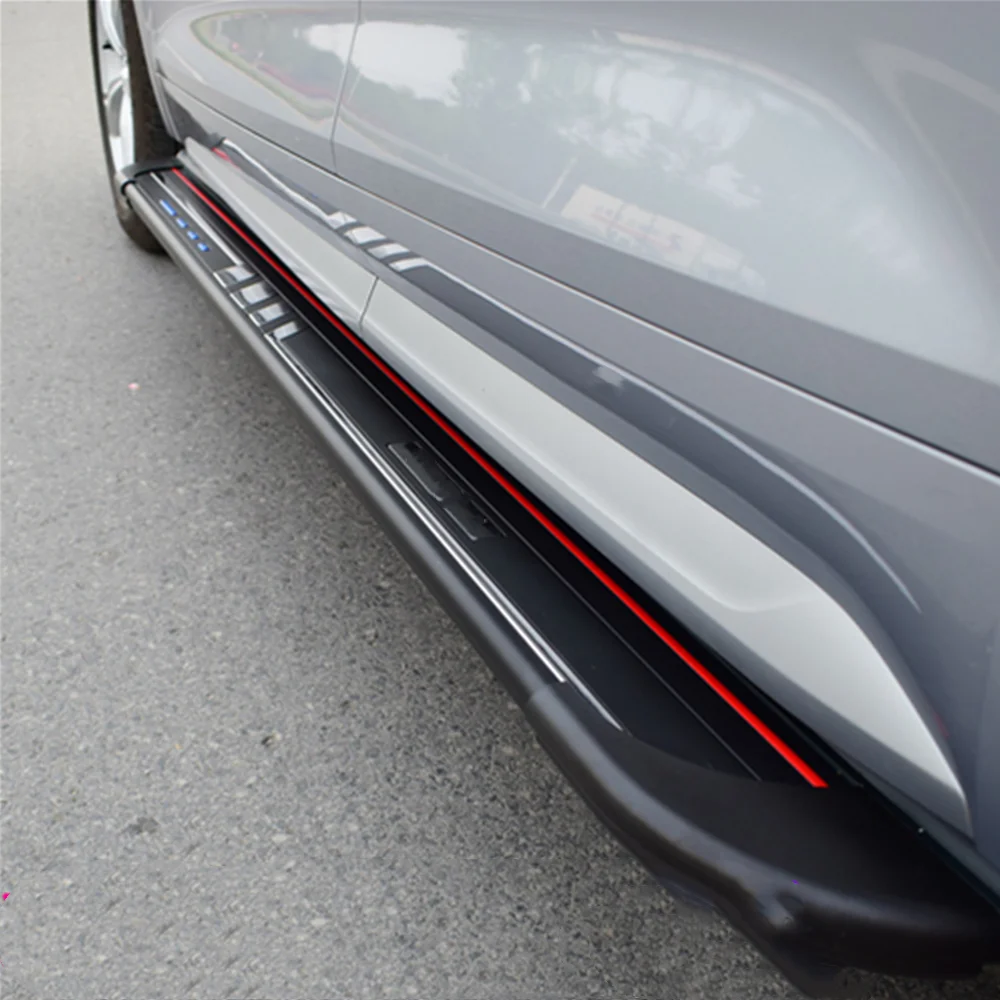 2 قطعة مناسبة لنيسان باثفايندر 2022-2025 لوحات الجري خطوات جانبية Nerf بار الألومنيوم ZY