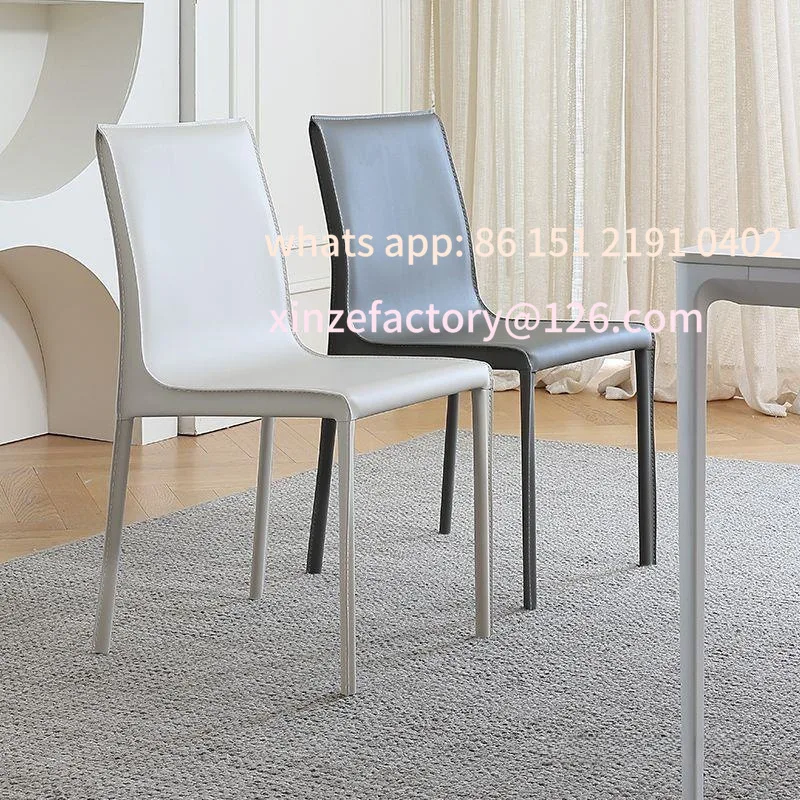 

Customizable Italian Minimalist Dining Chairs Home Restaurant