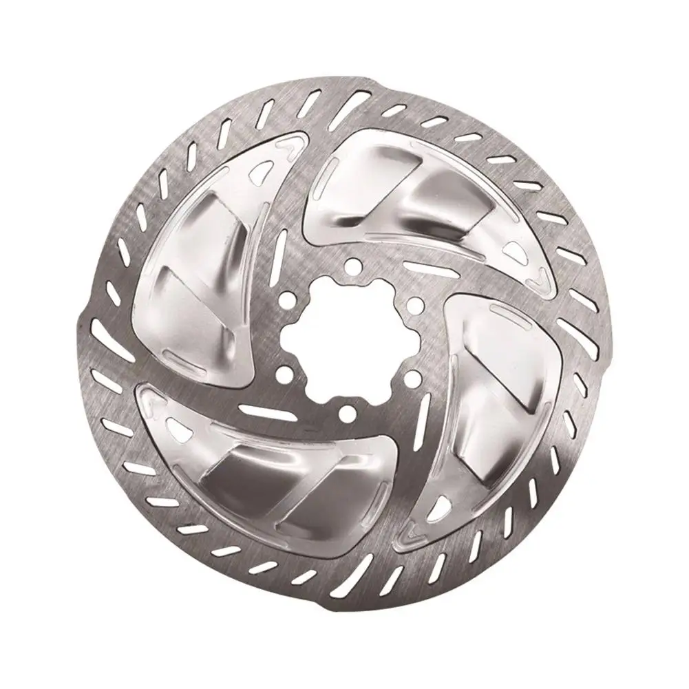 

2Pcs MTB Road Bike Radiator Cooling Fins Disc Brake Rotors with Bolts (Silver)