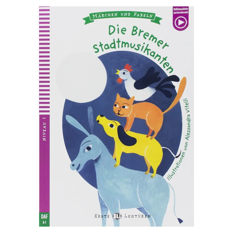 

ELI Young Readers German A1 Die Bremer Stadtmusikanten ELI Publishing Group ELI Publishing Group 9788853618887 Book