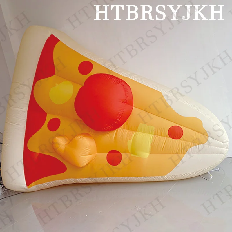 

Creative inflatable pizza air model cheese food market food exhibition store opening props decoration