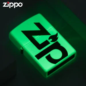 Zippo matte lighter shines in the dark in box collection 12 Main Original Zippo Lighter Sales - №8
