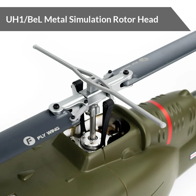 Huey Uh1 Bell Bell 206 Simulation Helicopter Metal Rotor Head Paddle Clamp Upgrade Accessories 450l Paddle Zoomlion