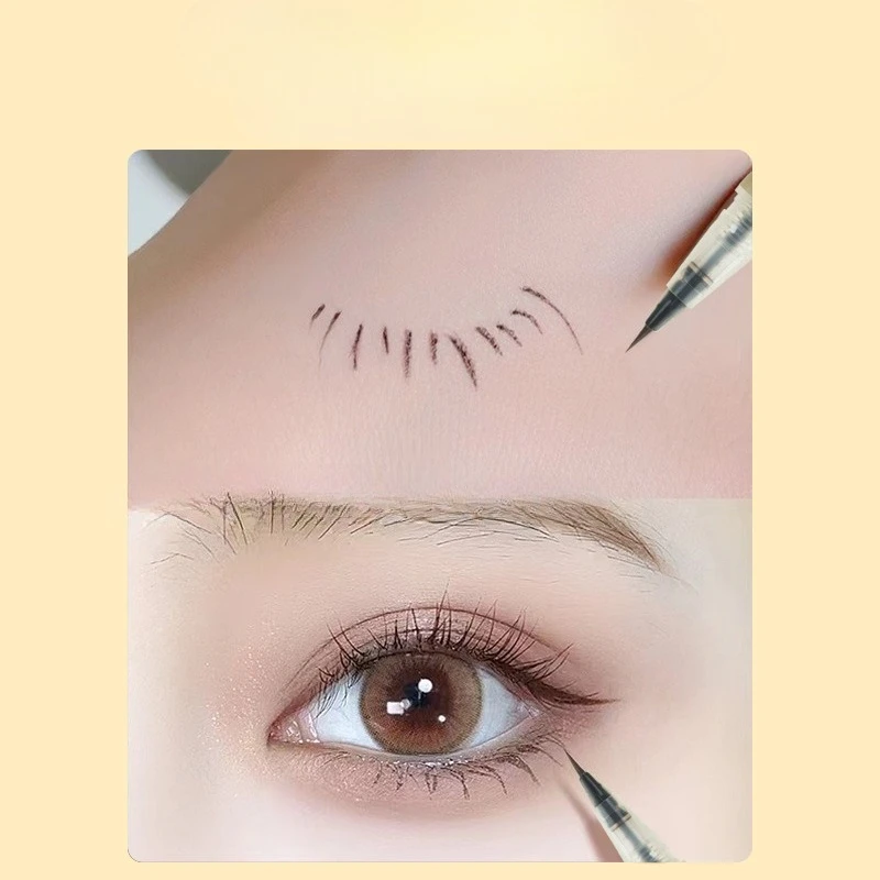 0,01 mm micro-precisie eyeliner pen waterdicht zweetbestendig vloeibare formule de hele dag dragen geen vlekken voor gevoelige ogen beginners