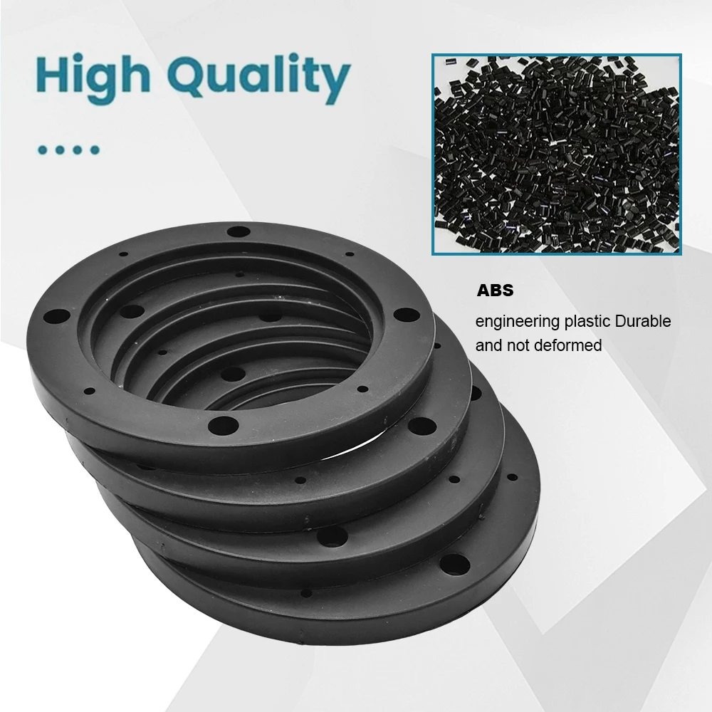 4 Inch Speaker Spacer Adapter Ring Mounting Bracket 4 PCS, Auto Car Universal Fit 4” Plastic Speaker Ring Adapter