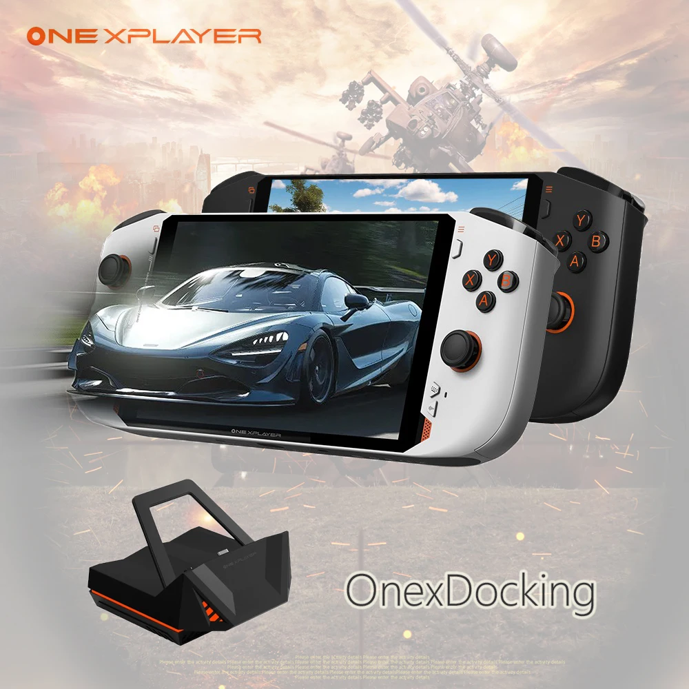 OneXPlayer Mini Intel 12th Core i7-1260P PC Game Console 7 Inch IPS Tablet 3-IN-1 Handheld Laptop Win11 16G+1TB/2TB 1920*1200P