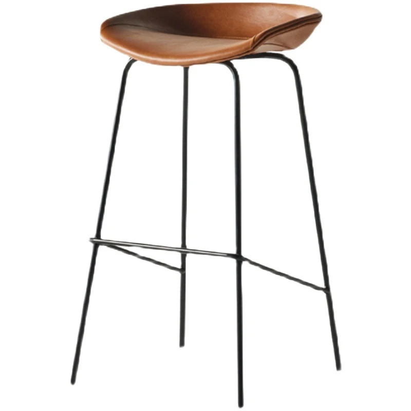 

Modern simple home high bar chair light luxury front desk chair bar stool
