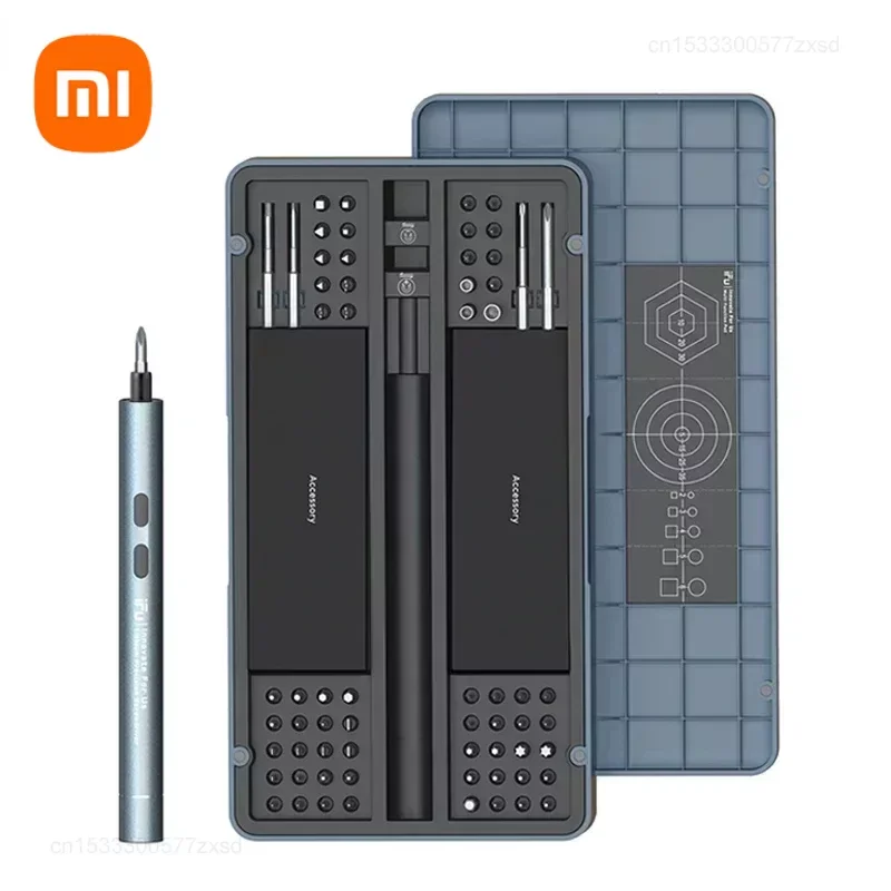 xiaomi ifu mr1 plus conjunto de chave de fenda eletrica mini precisao sem fio bits magneticos reparacao domestica domestica 90 em 1 01