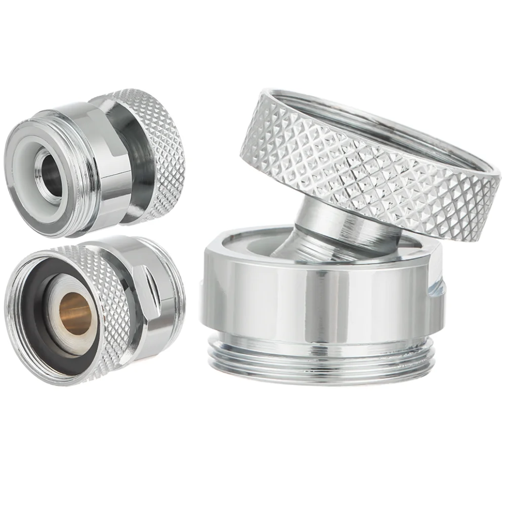 Obrotowy adapter aeratora 360 stopni regulowany kran kuchenny armatura kran złącze aeratora akcesoria do oczyszczania wody męski 22mm