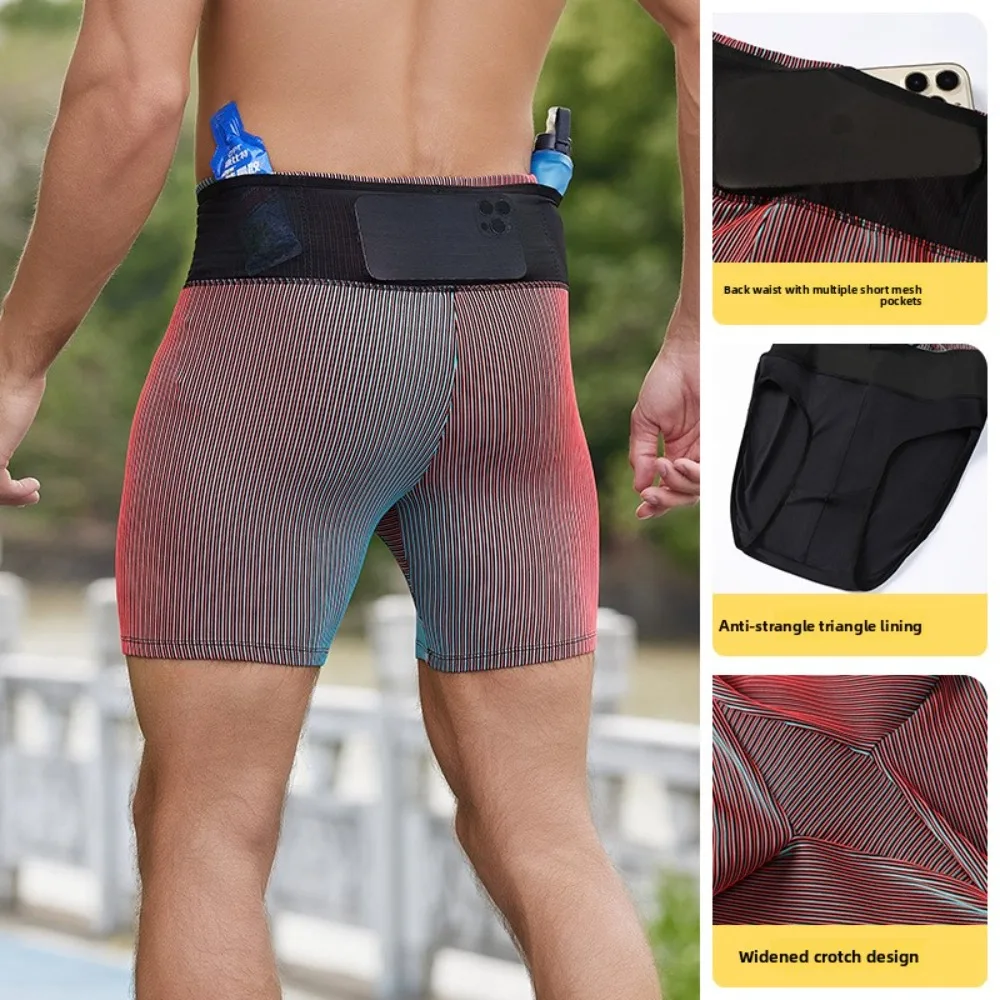 

Double Layer Quick Dry Running Shorts for Men Women Unisex Yoga Workout Athletic Compression