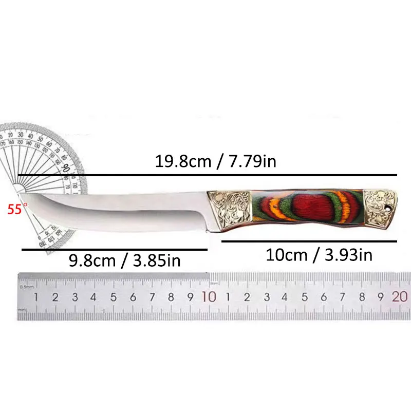 Stainless steel kitchen knife bone knife chef knife fruit knife cooking barbecue meat knife
