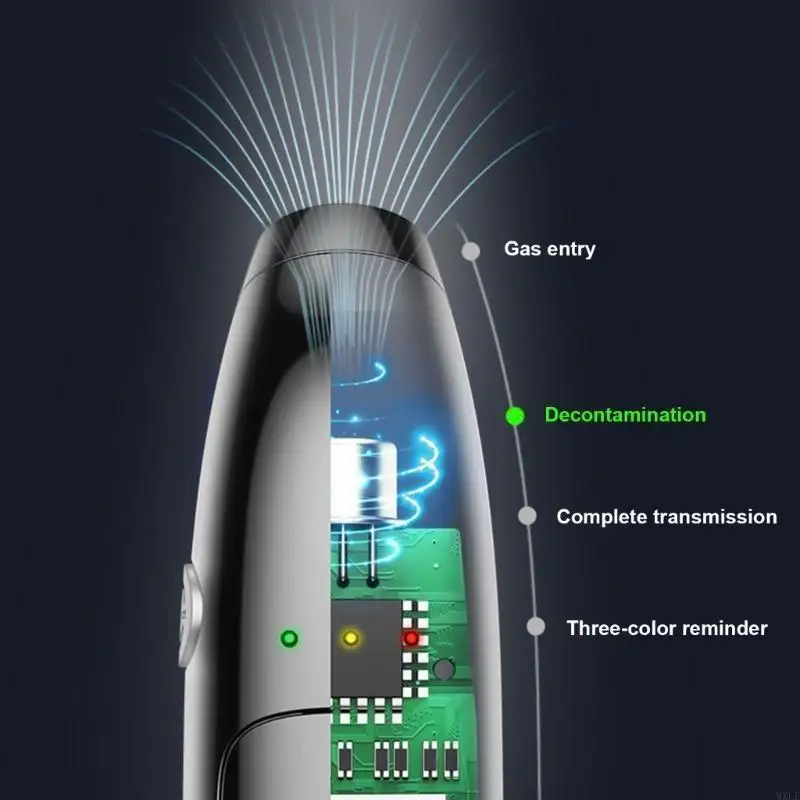 Alcoholicity Breathalyzer Concentration Meter for Personal Use with LCD Readout