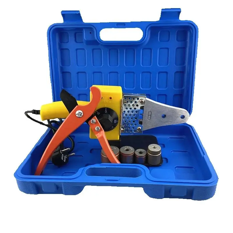 Dn 16/20/25/32mm 4 Set Heads Temperature Controled PPR Welding Machine Plastic Pipe Welding Machine With 25mm Cutter AC220V 600W