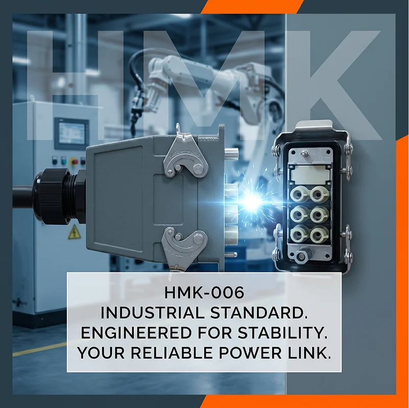 HMK 70A high-current heavy duty connector 6 core 8 core aviation waterproof plug and socket, with screw connection for cable M32