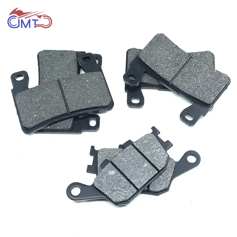 For Honda CB1300 Super Four 2008-2020 CB1300A 2006-2009 E Package 2014-2020 CB1300F 2002-2004 Front Rear Brake Pads Set Kit