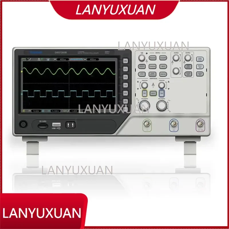 Hantek DSO7304B 300MHz 4 Channel Digital Storage Oscilloscope 2GSa/s Sample Rate USB Communication Oscilloscope