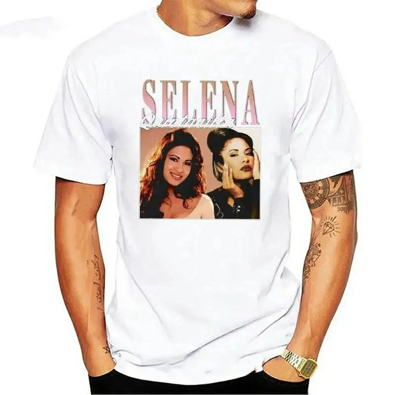 Summer Selena Quintanilla Print Cotton T-Shirts Streetwear Men Women Casual Fashion Short Sleeve T Shirt Tees Tops Man Clothing