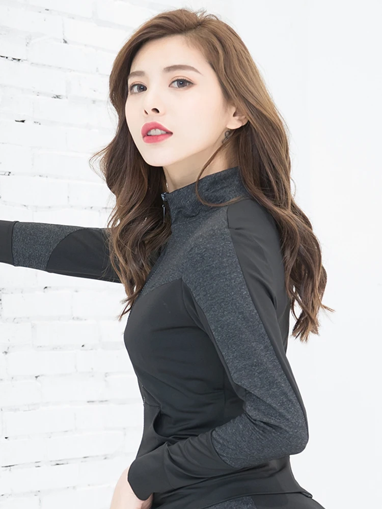 

Yoga jacket women women's autumn casual yoga top quick-drying slimming fashion breathable gym running sports clothings