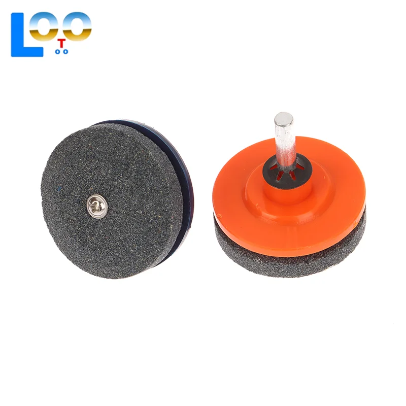 شحذ سهل الاستخدام: مبراة جزازة العشب الكهربائية مع رأس طحن مقاوم للاهتراء وصنفرة حجر المشحذ