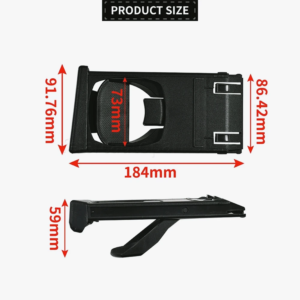 DB-Para Toyota Hilux Vigo SR Pickup Fortuner 2004-2015 portavasos Interior izquierdo o recho para salpicaro negro 55604-0K010 55