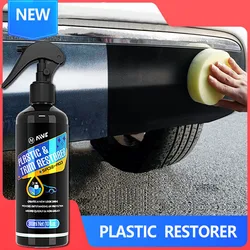 Plastic Restorer Back To Black Gloss Car Cleaning Products Auto Polish Coating Car Detailing Renovator Shiny And Darker!