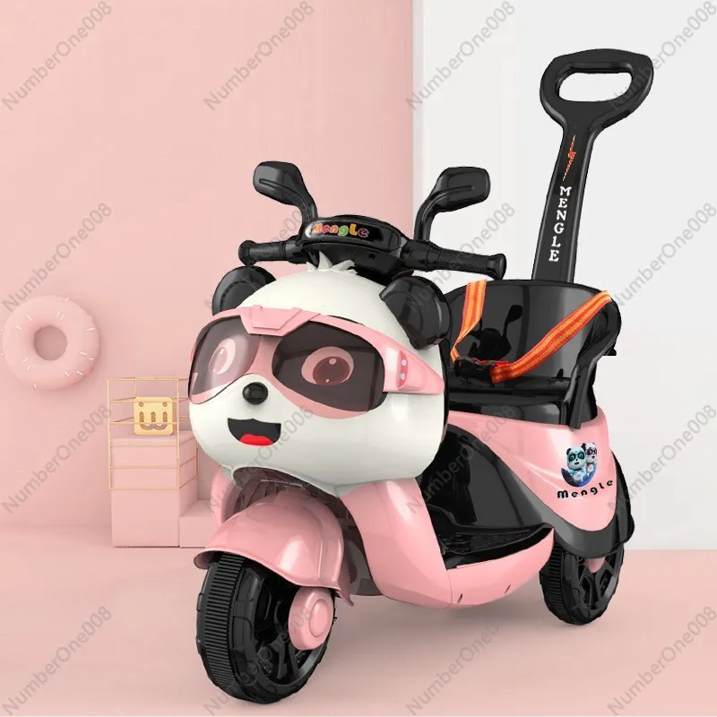 Cartoon Baby Motorcycle Battery Car Remote Control Children's Motorcycle, Children's Electric Motorcycle Music Early Education