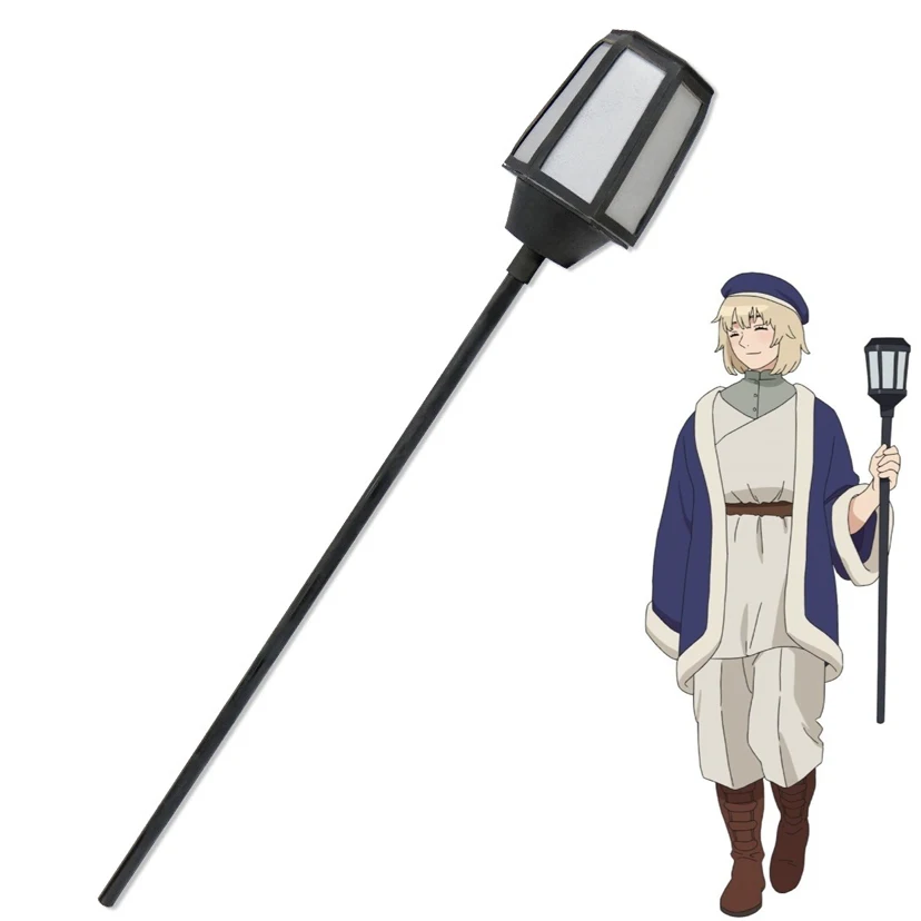 Accesorios de Cosplay de Anime Delicious in Dungeon, varita mágica Falingon Unisex para adultos, arma, accesorios de Halloween