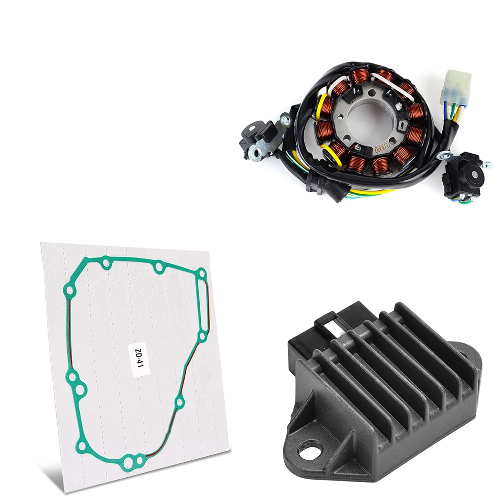 

Rectifier Regulator Stator Coil Gasket Kit for Honda CRF450 CRF450R CRF 450 450R 2015 2016 31120MENA91 31600KRNA71 11395MENA40