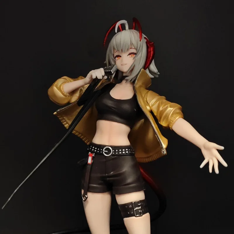 Arknights W Anime-Figur Sechs-Sterne-Scharfschützen-Operator Sammlerstück PVC-Modell Hübsches Mädchen Figurine Desktop-Dekoration Anime-Fan
