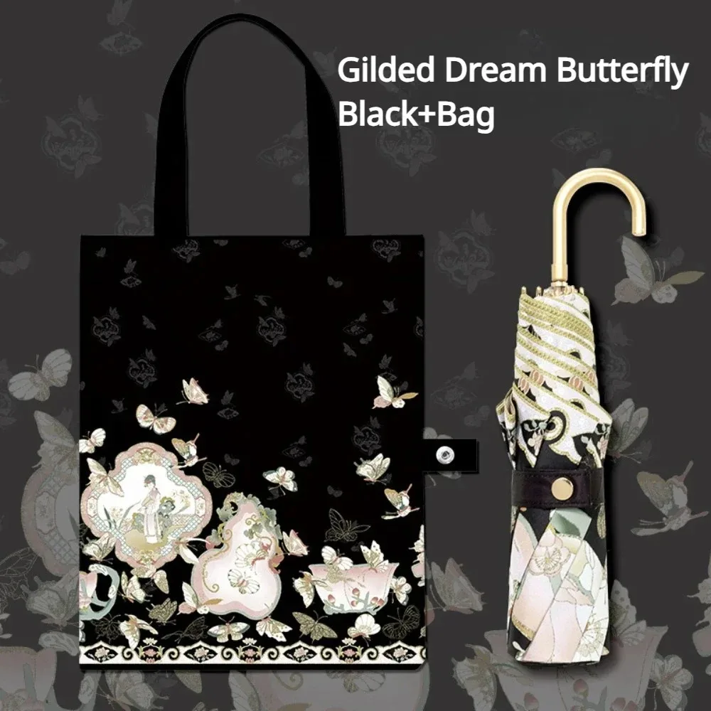 

Curved Handle Umbrella Dual Purpose Female Sunshade Umbrellas Simple Durable Wind Comfortable Grip Curved Hook Design Umbrella