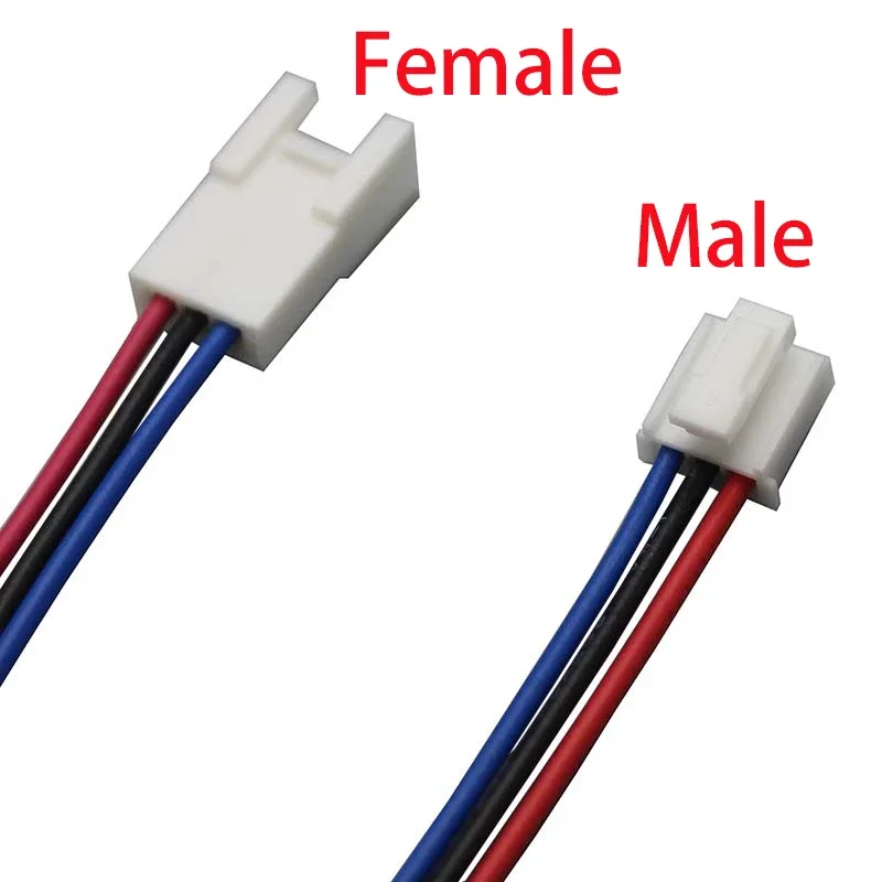 10 szt. HY2.0 26AWG 2P 3P 4P-12P 15cm Złącze Powietrzne Męskie Żeńskie Gniazdo Obudowa Zaciskana Złączka Kablowa Zestaw Przewodów — zdjęcie 3