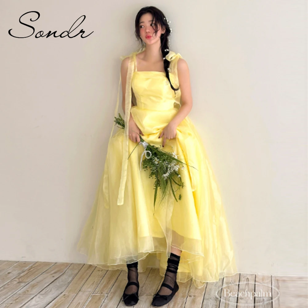 

Sondr Fairy Women Evening Party Dresses Korean Wedding Dresses Photo Shoot Customized Corset Back Bridal Reception Dresses