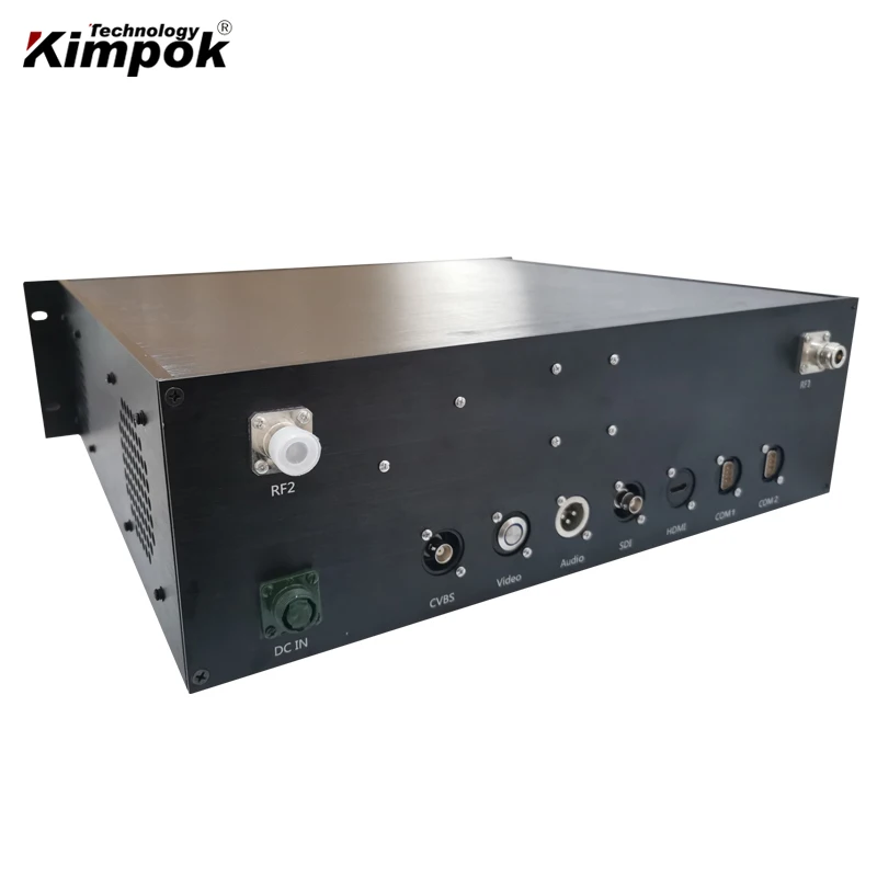 60 Watt Long Range Wireless Video Transmitter COFDM Modulation for Sea Security Forces
