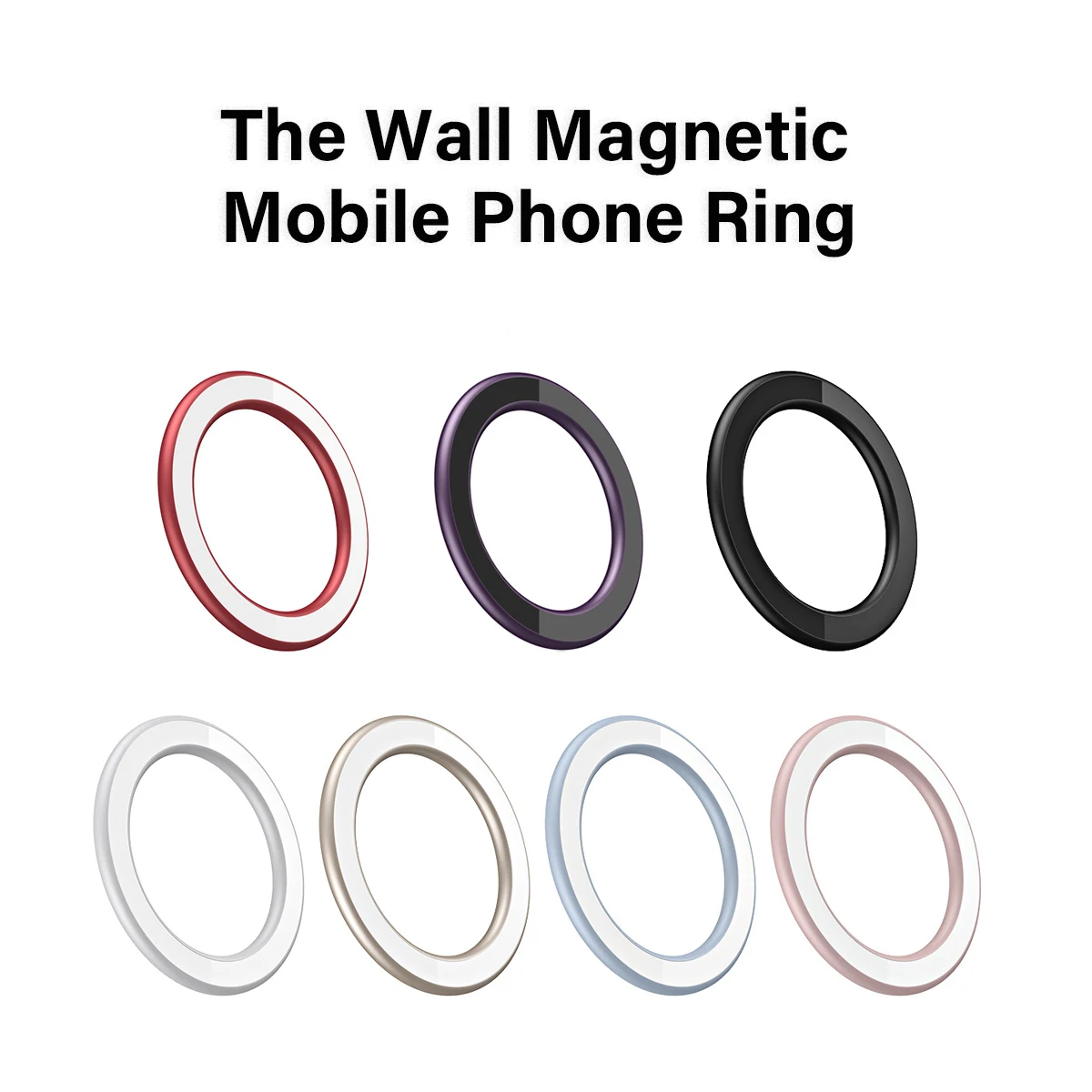 Magnetic Ring Wall Holder for Magsafe Accessories Magnet Wall Mobile Phone Car Stand Powerful Car Mount for Xiaomi iPhone 15 14