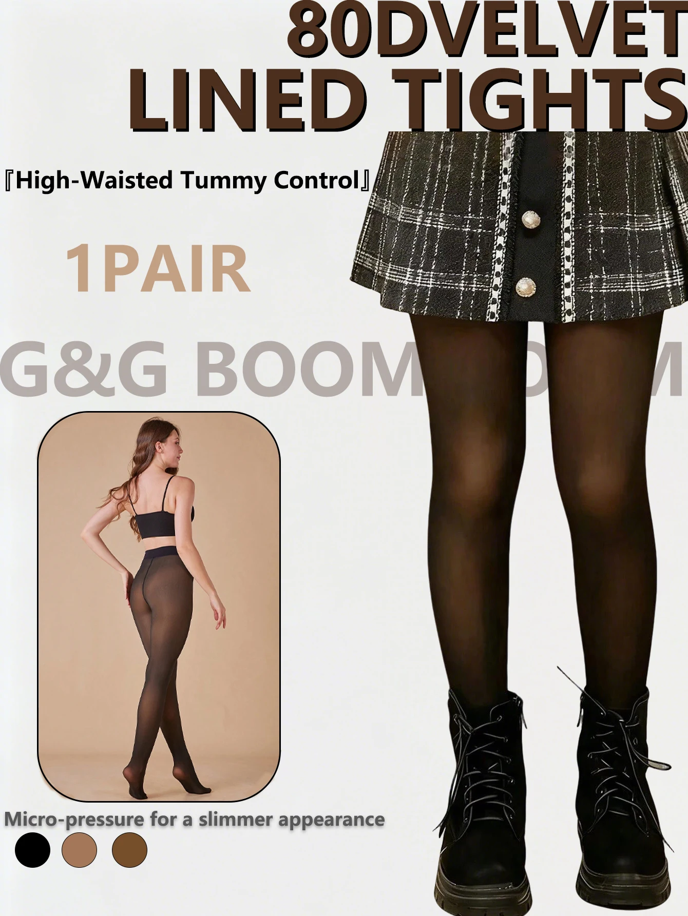 

Panty Fleece Tights Ladies Fake Translucent Thermo Pantyhose Winter Stockings Insulated Tights High Waist Elastic Warm Leggings