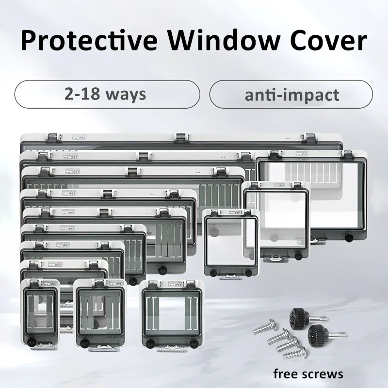 

Transparent IP67 Waterproof Protective Window Cover Circuit Breaker Switch Box Protection Electric Junction Box Panel Cover