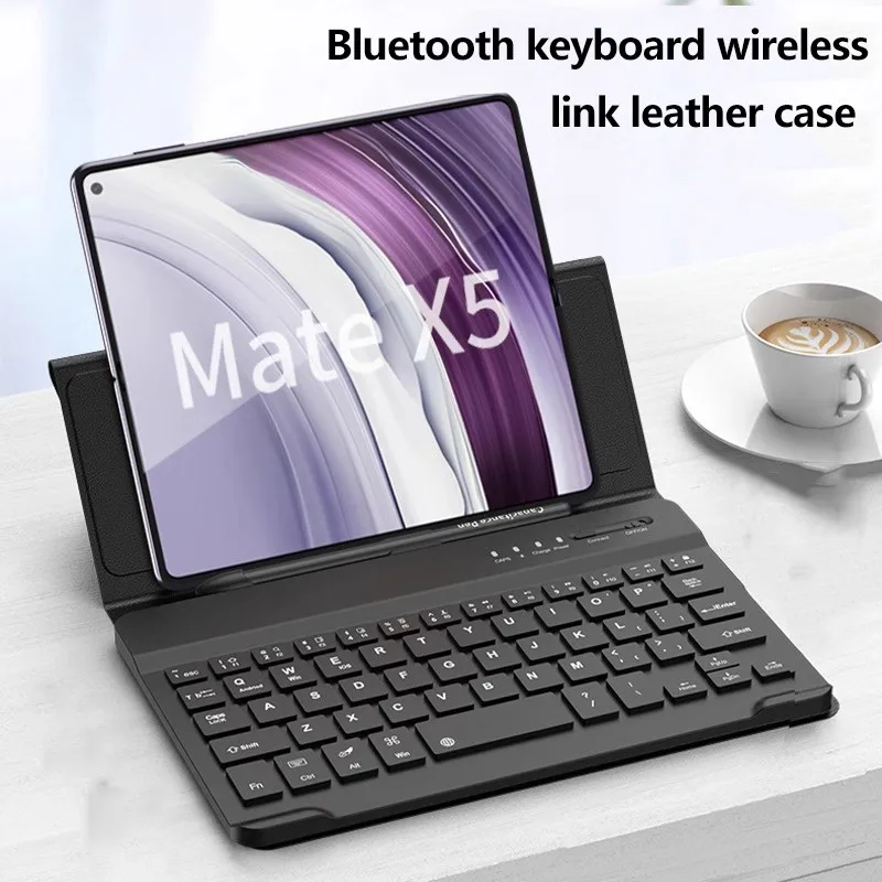 

Split Keyboard Case For OPPO Find N3 N2 N Magnetic Keyboard Luxury Leather Stand Support Cover With Pen Slot