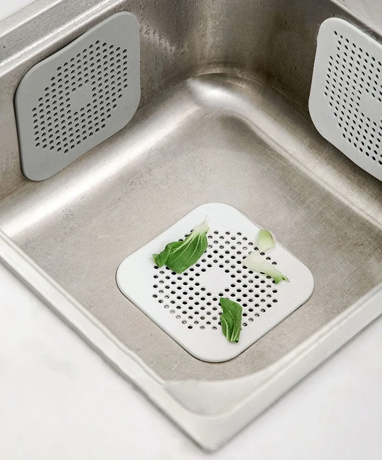 

Фильтр для кухонной раковины, фильтр для слива раковины, силиконовая антиблокирующая присоска для ванной комнаты, сливная крышка для пола