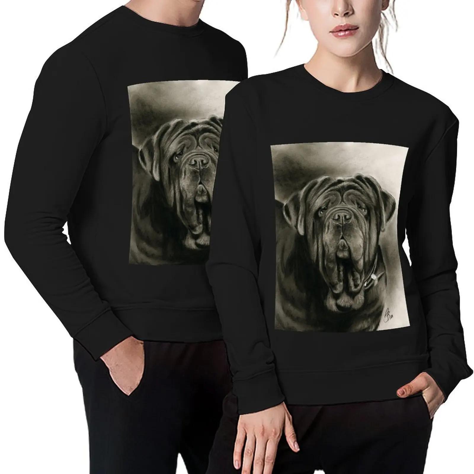 

Neapolitan Mastiff, Mastino Neapolitano Pullover korean clothes tracksuit male clothes tracksuit men new hoodies and sweatshirts