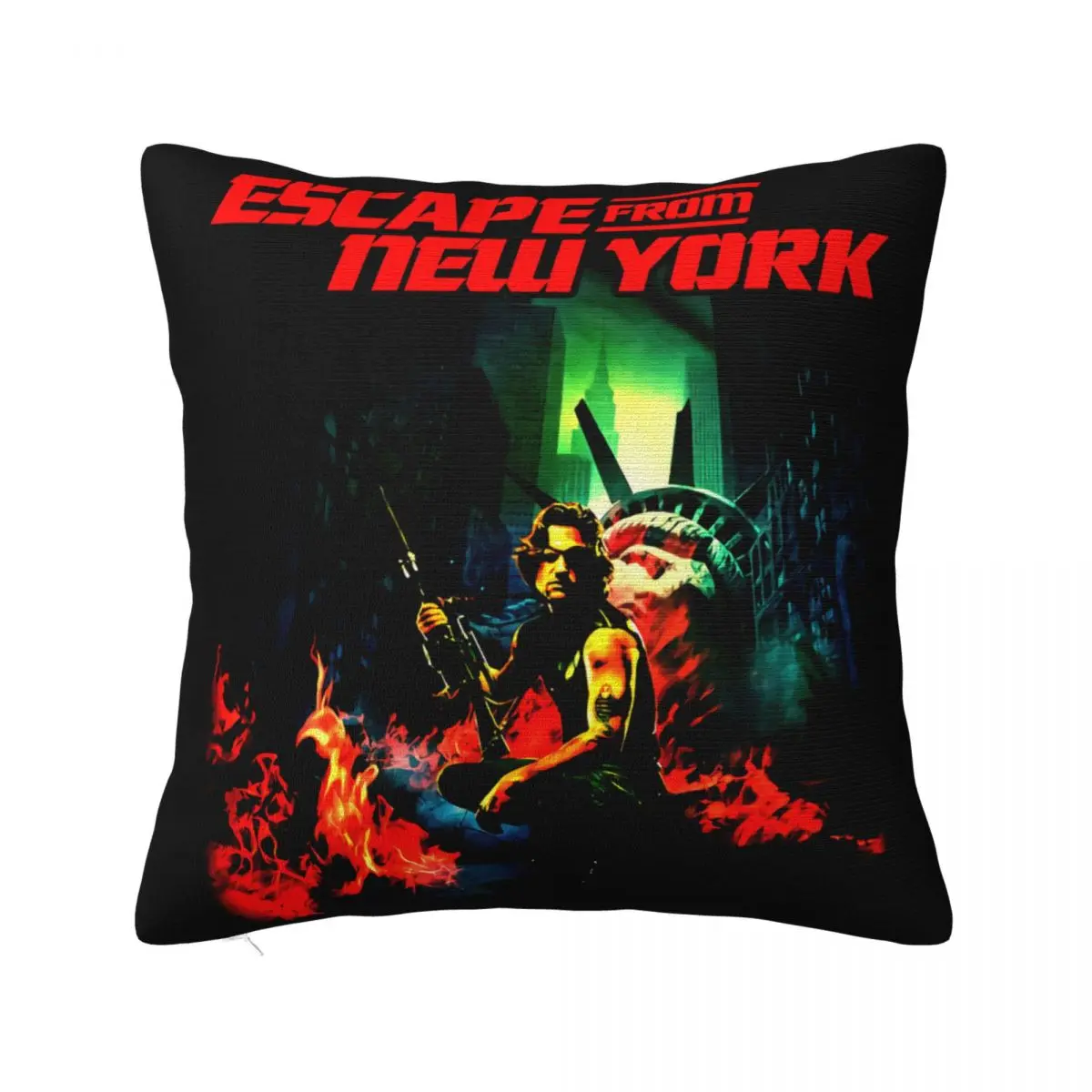 Escape From New York Graphic Letter Trend New Print Harajuku More Colors Beautiful Anime Solid Color Pillow Case